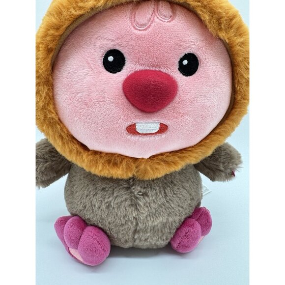 Zanmang Loopy 10” Plush in Red Panda Costume Miniso Licensed - Picture 3 of 6